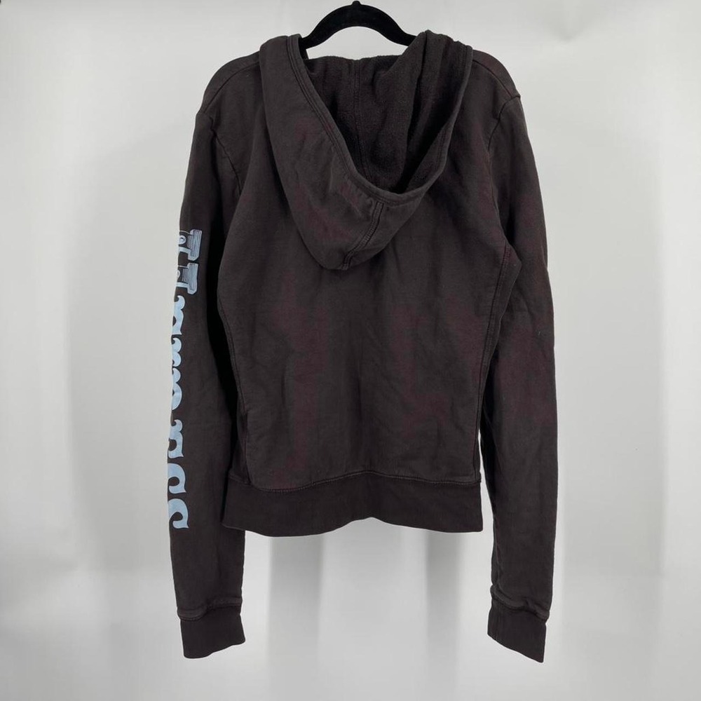 Vintage Y2K Juicy Couture Zip Up Sweatshirt RARE Heiress Brown M Rhinestone - Picture 5 of 7